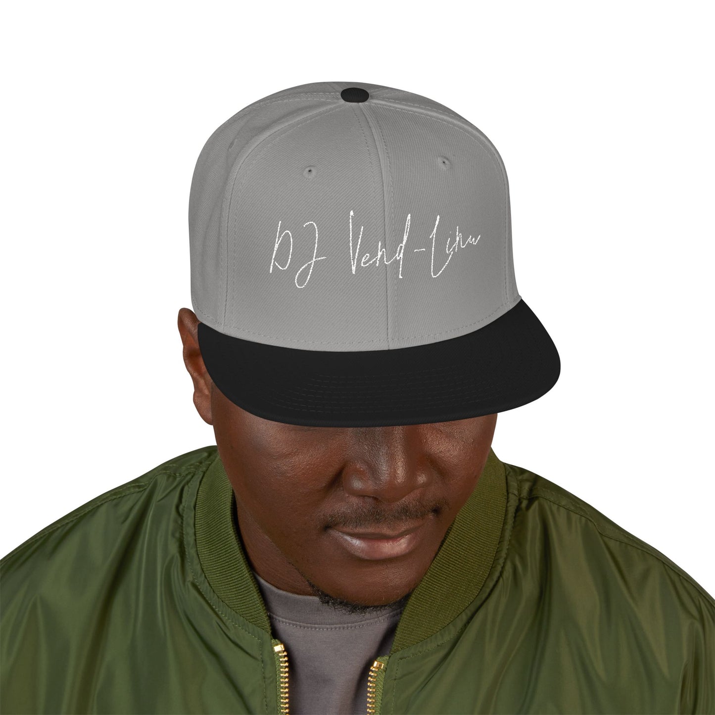Snapback Cap - DJ Vend-Linu Embroidery Design