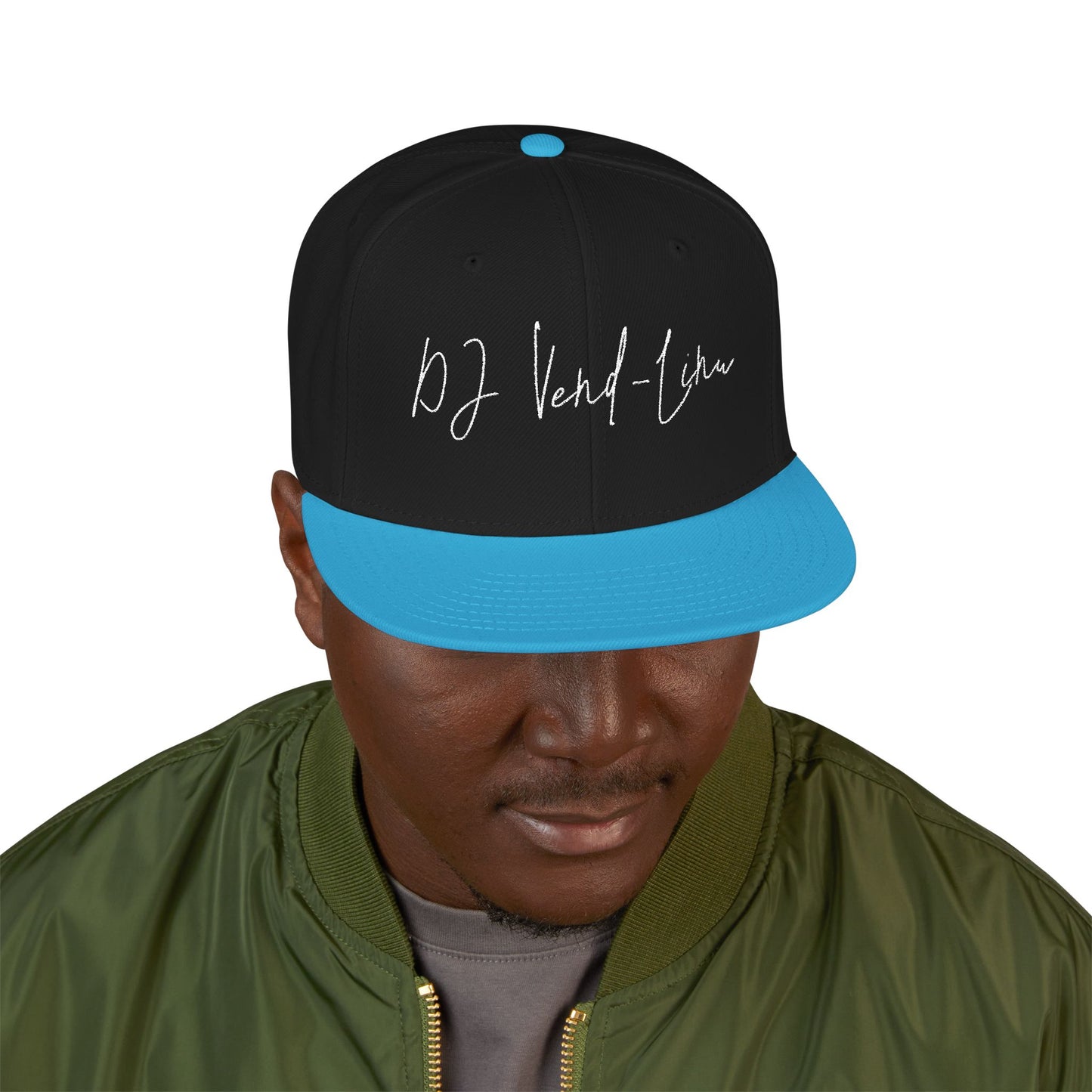 Snapback Cap - DJ Vend-Linu Embroidery Design